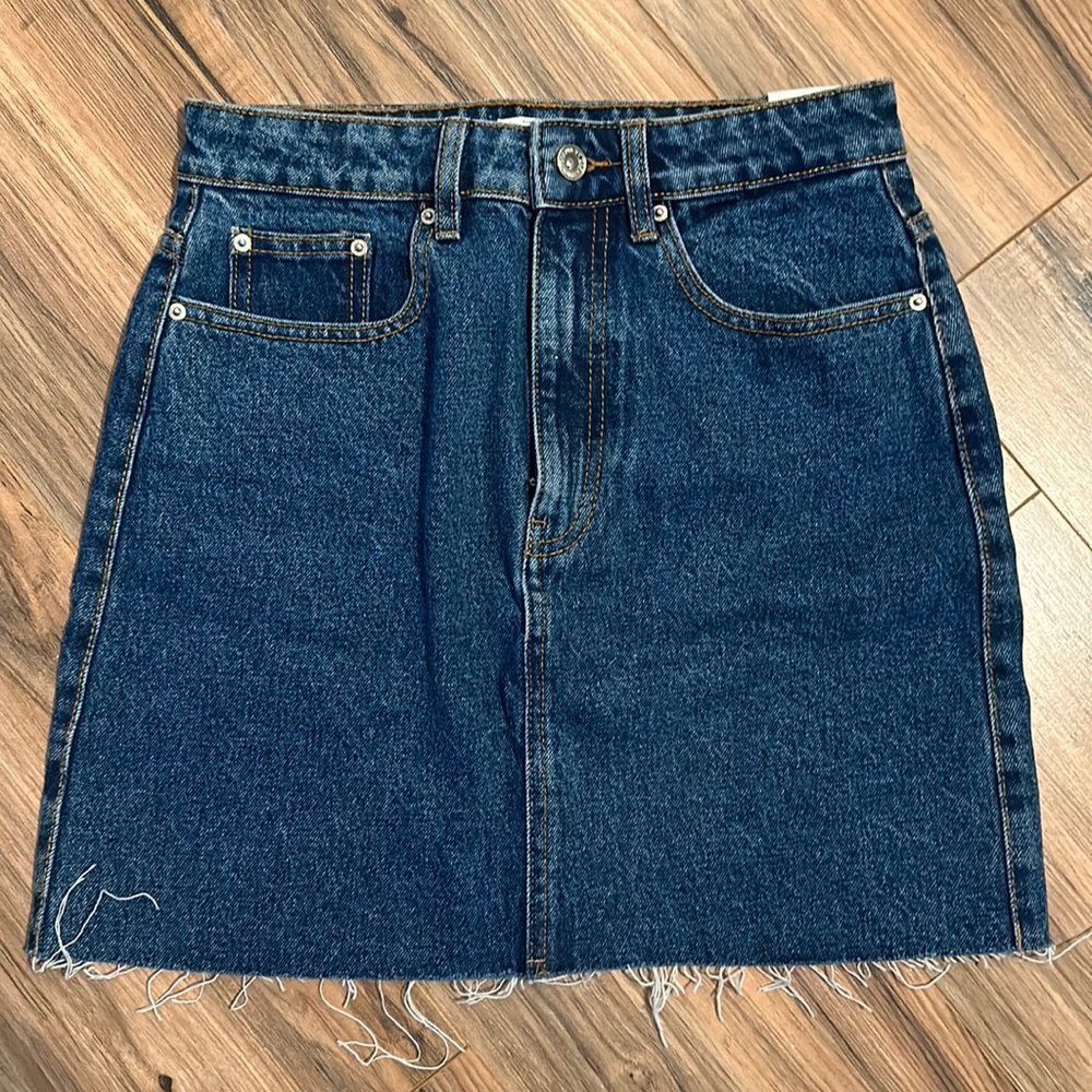 Worn once denim skirt